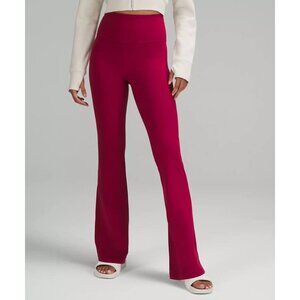 Lululemon Groove Super High Rise SHR Flared Pants Size 4 Pomegranate